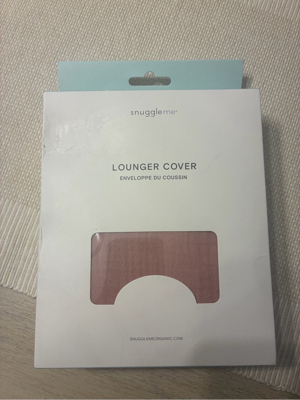 Snuggle Me Organic Curve Lounger Muslin Cover •Gumdrop•